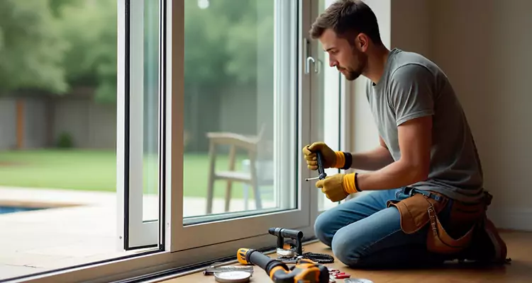 Squeaky Sliding Patio Doors in Jupiter, FL