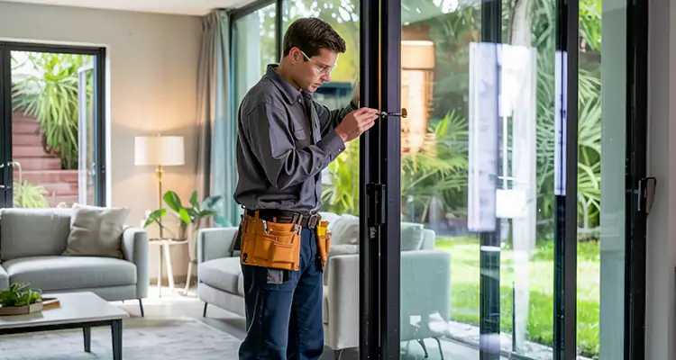 Sliding Door Jamb Lock Repair in Jupiter, FL