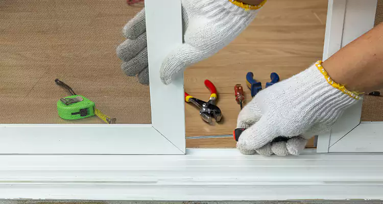 Sliding Glass Door Off Rails Repair in Jupiter, FL
