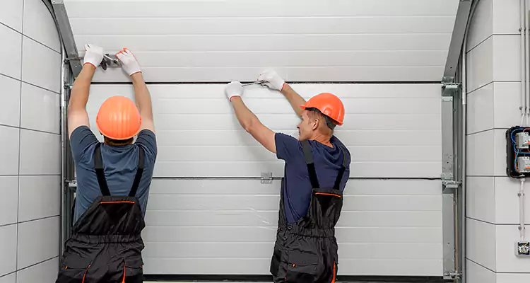 Garage Door Bottom Panel Repair in Jupiter, FL