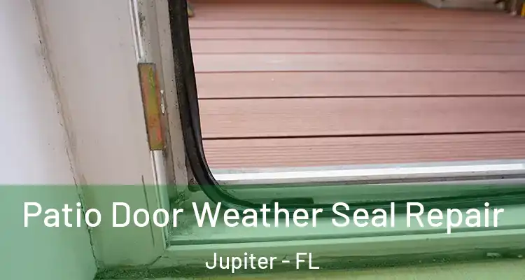  Patio Door Weather Seal Repair Jupiter - FL